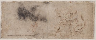 Venüs Mars'ı Silahsızlandırıyor, Perdelik Çalışması (verso) by Peter Paul Rubens