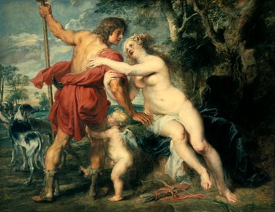 Venüs ve Adonis, c1630 by Peter Paul Rubens