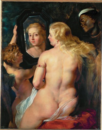 Venüs aynanın önünde by Peter Paul Rubens