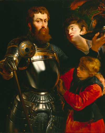 Savaşçı (tuval üzerine yağlı boya) by Peter Paul Rubens