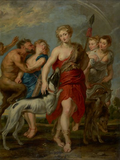 Diana ve Perileri Avda, 1627-8 by Peter Paul studio of Rubens