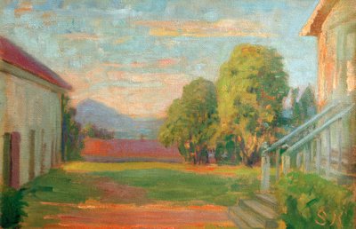 Kuzey İtalya villası by Peder Severin Krøyer