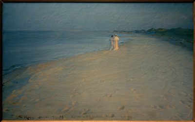 Güney sahilinde yaz akşamı, Skagen by Peder Severin Krøyer