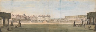 Buckinghamshire, Upper Winchendon'daki Bahçe ve Evin Görünümü by Peter Tillemans