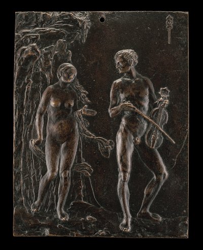 Orpheus ve Eurydice, c. 1515. by Peter Vischer the Younger