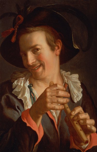 Flüt tutan bir Soytarı, 1623 (panel) by Peter Wtewael