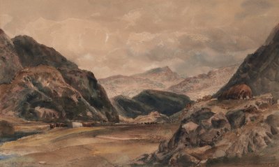 Beddgelert, Kuzey Galler by Peter de Wint
