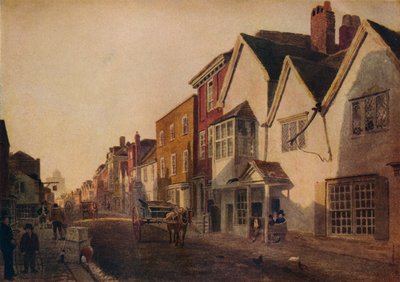 Eton High Street, 19. yüzyıl, 1924 by Peter de Wint