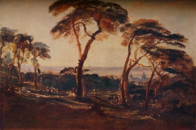 Greenwich Parkı, c1822 by Peter de Wint