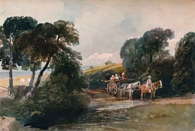Çaydan Geçen Saman Arabası, c1824 by Peter de Wint