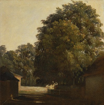Kestane Ağacı ile Manzara (gemide yağ) by Peter de Wint