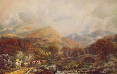 Dağlık Manzara, 19. yüzyıl by Peter de Wint