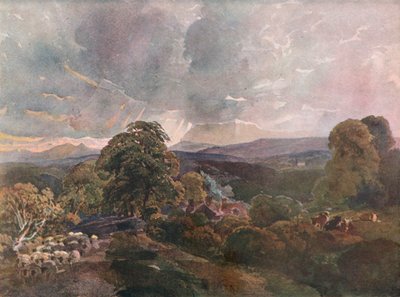 Sackbridge Salonu, Lowther Yakınında, c1928 by Peter de Wint