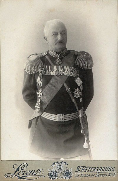 General Konstantin Pavlovich Prezhbiano 1840-1905, 1898. by Petersburg . Photo studio Alfred Lorens