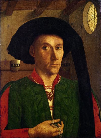 Edward Grimston (ahşap üzerine yağlı boya) by Petrus Christus