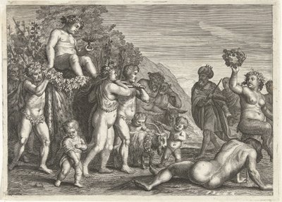 Triomf van Bacchus by Petrus Clouwet (possibly)