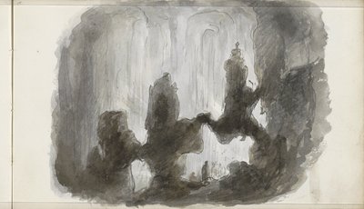 Damlataş Mağarası by Petrus Johannes Schotel