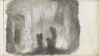 Damlataş Mağarası by Petrus Johannes Schotel
