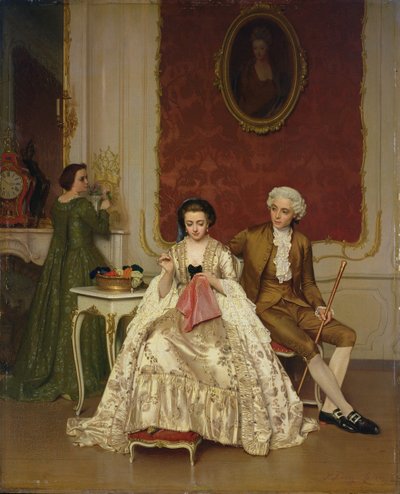 Kıskançlık, 1861 by Petrus Renier Hubertus Knarren