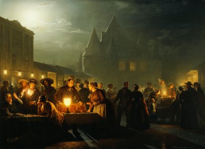 Kitap Fuarı, 1852 by Petrus van Schendel