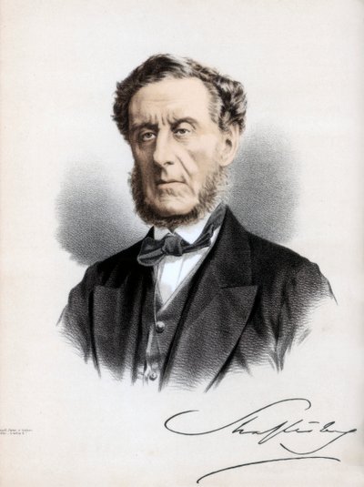 Anthony Ashley Cooper, 7. Shaftesbury Kontu, İngiliz politikacı ve hayırsever, c1890. by Petter and Galpin Cassell