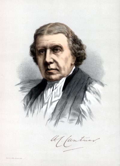 Archibald Campbell Tait, Canterbury Başpiskoposu, c1890. by Petter and Galpin Cassell