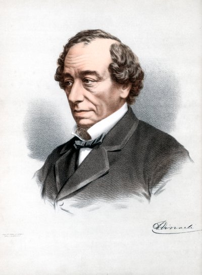 Benjamin Disraeli, 1. Beaconsfield Kontu, İngiliz Muhafazakar devlet adamı, c1890. by Petter and Galpin Cassell