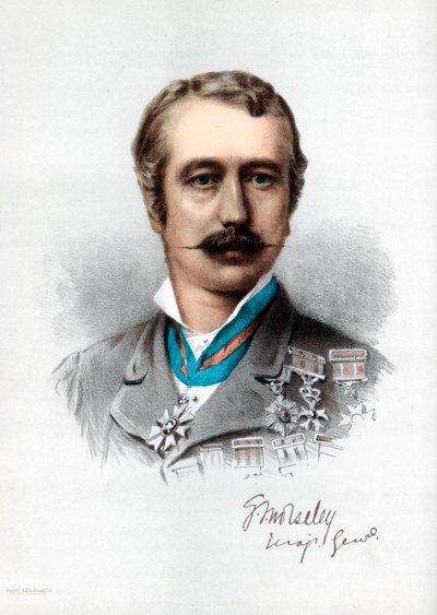 Garnet Joseph Wolseley, 1. Vikont Wolseley, İrlanda doğumlu İngiliz askeri, c1890. by Petter and Galpin Cassell