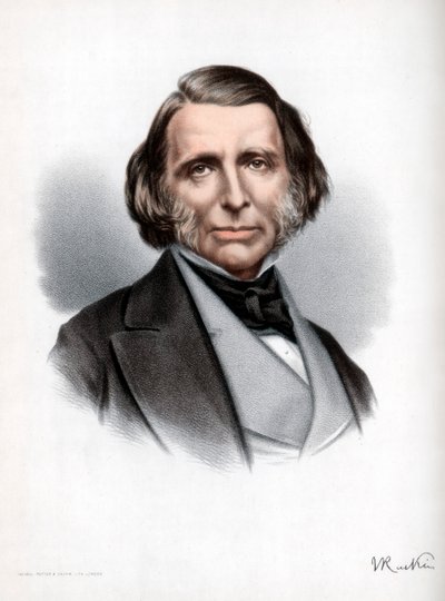 John Ruskin, İngiliz yazar, şair, sanatçı ve eleştirmen, c1890. by Petter and Galpin Cassell