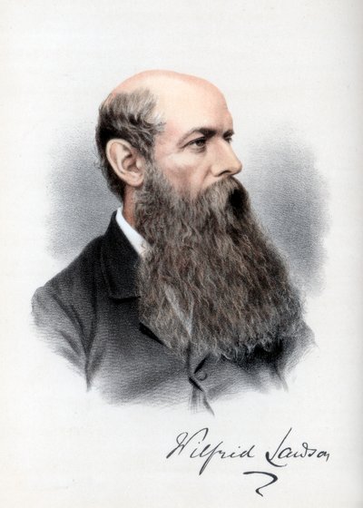 Sir Wilfrid Lawson, İngiliz politikacı ve ölçülülük kampanyacısı, c1890. by Petter and Galpin Cassell