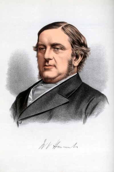 William Vernon Harcourt, İngiliz Liberal devlet adamı, c1890. by Petter and Galpin Cassell