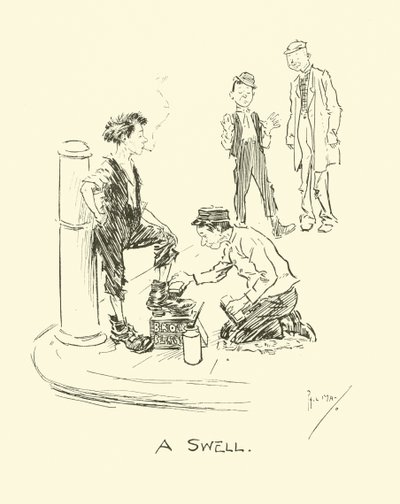 Phil Mays Gutter-Snipes için İllüstrasyon by Phil May