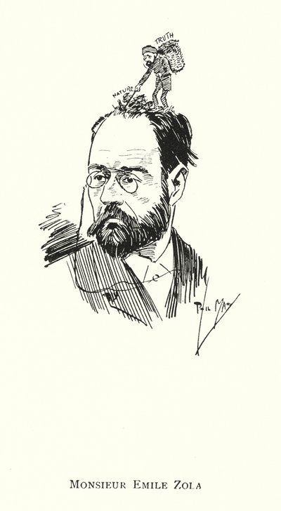 Mösyö Emile Zola (lito) by Phil May