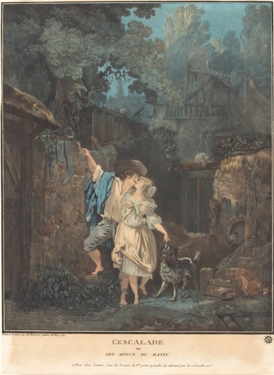 Escalade veya Sabah Vedaları by Philibert Louis Debucourt