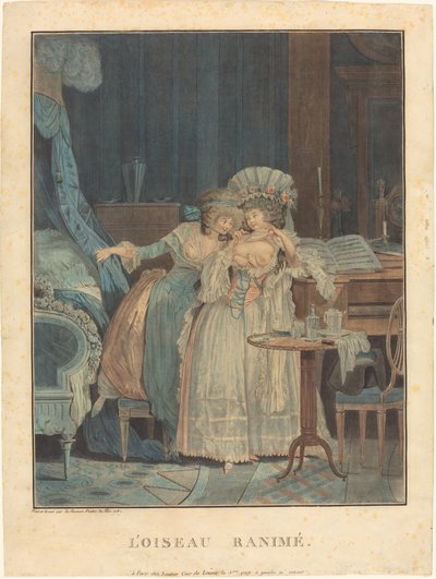 Kuş canlanıyor by Philibert Louis Debucourt