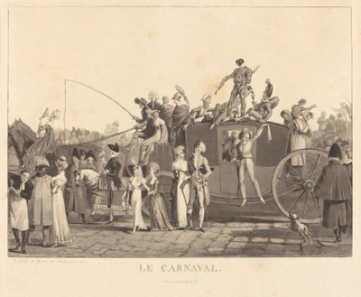 Karnaval by Philibert Louis Debucourt