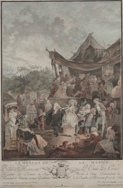 Gelinin Minueti by Philibert Louis Debucourt