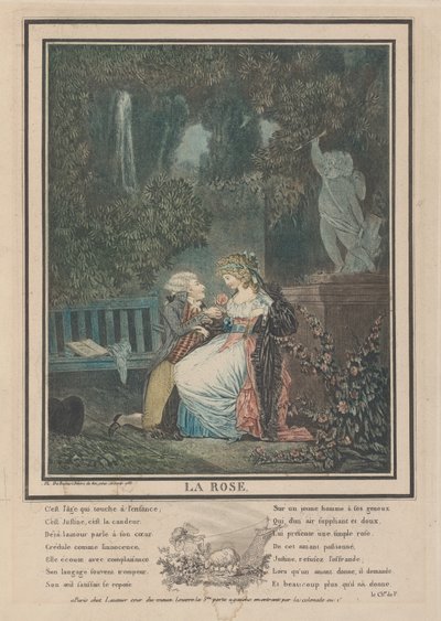 Gül, 1788. by Philibert Louis Debucourt
