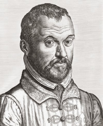 Benito Arias Montano. Vesika. (Yazdır) by Philip (after) Galle