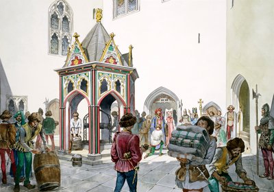 Avlu, Eski Wardour Kalesi, Tisbury, Wiltshire, Orta Çağ, 1995-1999. by Philip Corke