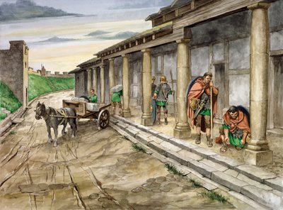 Housesteads Roma Kalesi, 2. yüzyıl, 1990-2010 by Philip Corke