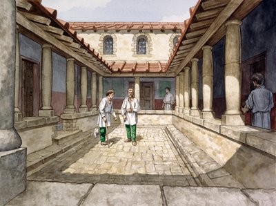 Housesteads Roma Kalesi, 2. yüzyıl, 1990-2010 by Philip Corke