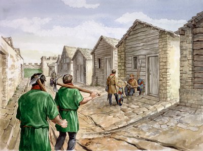 Housesteads Roma Kalesi, 4. yüzyıl, 1990-2010 by Philip Corke