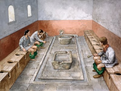 Roma tuvaleti, 2. yüzyıl, 1990-2010 by Philip Corke