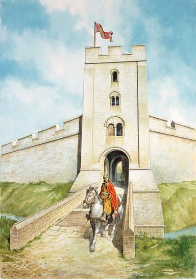 Sherborne Eski Şatosu, c13. yüzyıl, 1990-2010 by Philip Corke