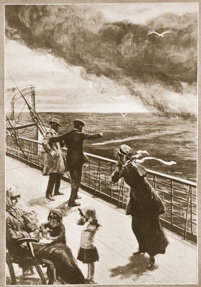 Açık Denizlerde Cinayet: Torpidonun İlk Görüşü (lito) by Philip Dadd