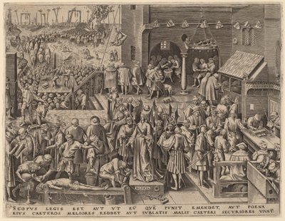 Adalet by Philip Galle after Pieter Bruegel the Elder