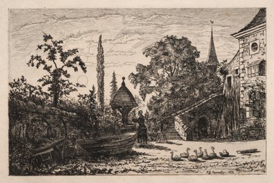 Avlu by Philip Gilbert Hamerton