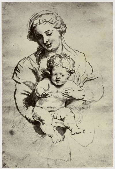 Rubens, Karısı ve Çocuğu by Philip Henry Delamotte