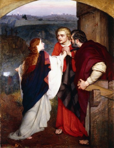 Mecdelli Meryem Havarilere Diriliş Haberini Veriyor, 1860 by Philip Hermogenes Calderon